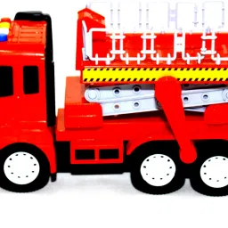 Elevator Rescue Crane Pull Back Friction Powered Push and Go Plastic Vehicle Toy-image-86