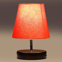 Devansh Orange Textured Table Lamp image 3