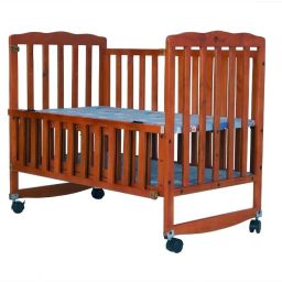 Crest Multifunctional Baby Cot | Attachable to Parents Bed (Cherry)-image-36
