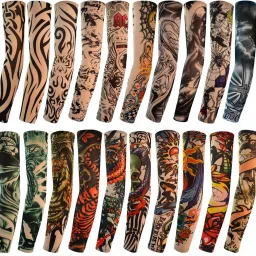 Pack of 20 Multicolor Tattoo Sleeves Finger Sleeve-image-45