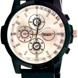 RealBuff Men's Analog Watch with Silicone Strap – Stylish Chronograph Design Analog Watch - For Men RB_D75-image-107
