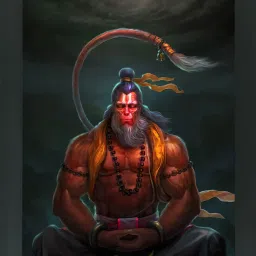 Hanuman Ji Framed Painting | Hanuman Ji | Digital Reprint 20 inch x 14 inch Painting-image-93