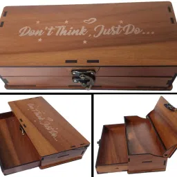 Don't Think Just Do Wooden Geometry Box-image-47