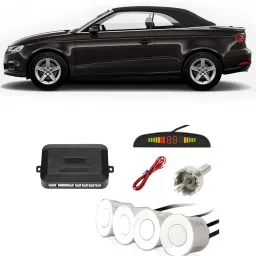 YB5 Silver Car Reverse Parking Sensor with LED Display 4 Sensor Y5 Parking Sensor-13