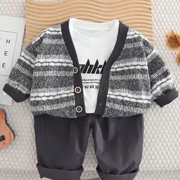 Googo Gaaga Boys T-shirt and Shirt with Trousers-picture-24