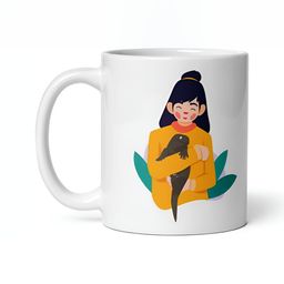 Mr UVD Multi-Coloured Ceramic Cup-image-94