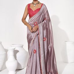 Mitera Ethnic Motifs Gotta Patti Bandhani Saree-image-40