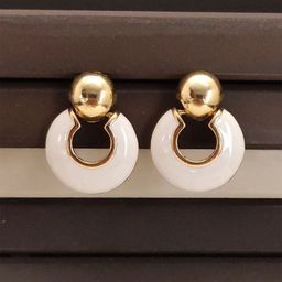 ABDESIGNS Elegant Gold Plated Classic Drop Earrings-image-98