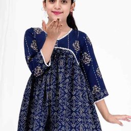 DMP FASHION Print Kimono Sleeve Top-image-85