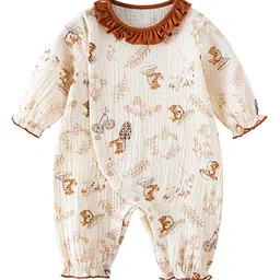 StyleCast x Revolte Infant Girls Printed Cotton Rompers-43