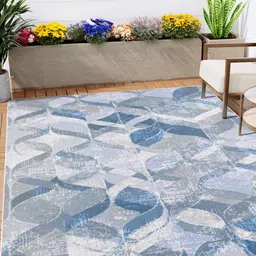 Kaleen India Blue Polyester Carpets-image-58