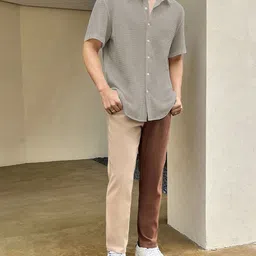 SZN Textured Short Sleeves Regular Fit Shirt-picture-45