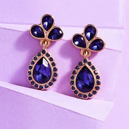 Kalakrith Milano Geometric Drop Earrings-image-47