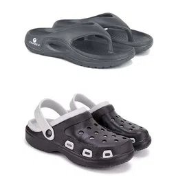 PENNEN Pack Of 2 Clogs & Thong Flip-Flops-image-6