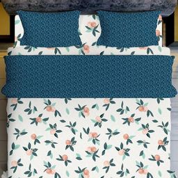 SHIRIN CREATION Unisex Blue Bedsheets-picture-47