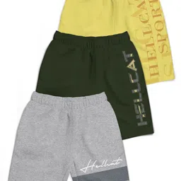 HELLCAT Boys Typography Printed Shorts-6