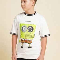 Jack & Jones Junior Boys Printed Applique T-shirt-picture-23