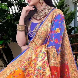 AKSH FASHION Multi Pure Cotton Sarees-picture-47