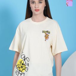 Dreambe Women Typography 2 Printed Applique T-shirt-picture-35