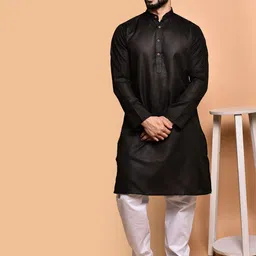 PRINTCULTR Men Regular Pure Cotton Kurta with Trousers-picture-10