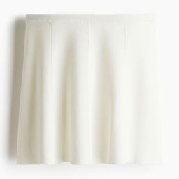 H&M Flared Fine-Knit Skirt-image-55