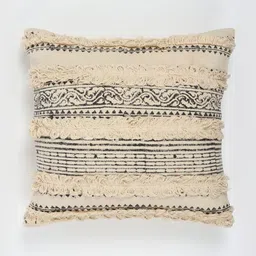 Art Avenue White & Grey Embroidered Square Cushion Covers-image-51