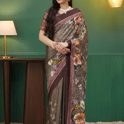 all about you Ethnic Motifs Satin Saree-image-89