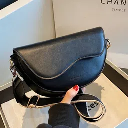 DressBerry PU Structured Sling Bag-12