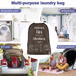 Kuber Industries Brown & Black 3 Pieces Printed Regular Multi-Utility Organisers image 2