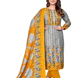 DRAVINAM Trends Floral Printed Pashmina Unstitched Dress Material-image-73