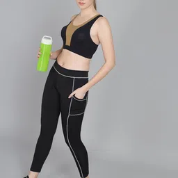 EFFECTINN Colourblocked Bra Full Coverage Lightly Padded image 4