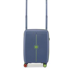 Nasher Miles Dubai TSA Lock Hard-Sided Polypropylene Cabin Grey Fluorescent Green Suitcase-picture-11