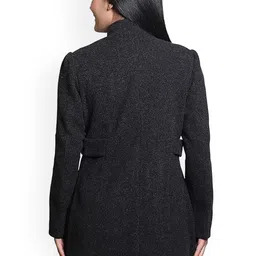 COMFY SPARROW Self-Designed High Collared Overcoat image 3