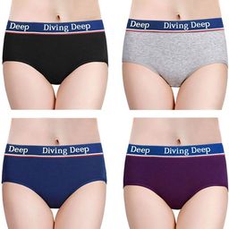 Diving Deep Pack of4 Hipster Briefs-image-97