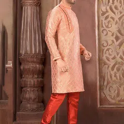 RANAK Men Regular Kurta with Pyjamas image 2