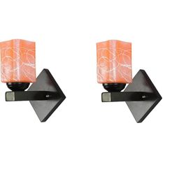 1ST TIME Orange & White Solid Glass Traditional Cylinder Wall Lamps Wall Lamps-picture-44