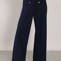 Vero Moda Women Straight Fit High-Rise Culottes Trousers-picture-43