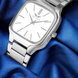 LOIS CARON Men Dial & Stainless Steel Bracelet Style Straps Analogue Watch LCS-4319-20