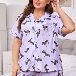 LULU & SKY Women Printed Night suit-image-66