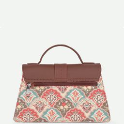 ZOUK Kriti Sanon - Mughal Art Multicolor Iconic Evening Satchel image 2