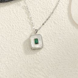 V FASHION JEWELLERY Women Square Pendants with Chains-image-87
