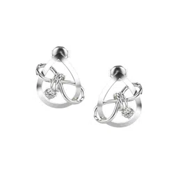 VALANOVA 14K White Gold 0.44 Ct Lab Grown Diamond Earring-image-36