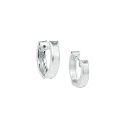 MEMOIR Silver Plated Circular Hoop Earrings-image-73