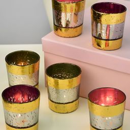 Indianshelf Beige & Grey Candle Holder-57