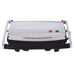 BOROSIL Jumbo 1000W 2 Slice Sandwich Maker with Lid Lock (Silver)-image-9