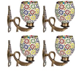 SOMIL Multi Glass Cylinder Printed Wall Lamps-image-84