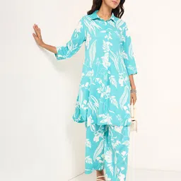 RANGMANCH BY PANTALOONS Women Abstract Printed Daily A-Line Kurta-55