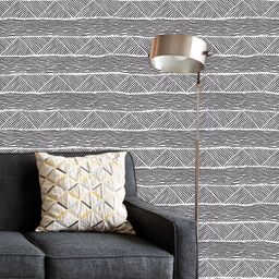 ArtzFolio Printed UV-Resistant Anti-Bacterial Black White Geometric Doodle Peel & Stick Wallpaper-image-22