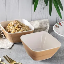 Melamine Mixing Bowl Melamine Bowls Unbreakable Melamine Classic Bowls Set of 2,Bowls for Breakfast.-image-85