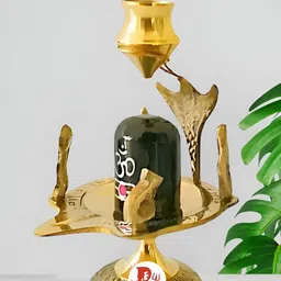 DARIDRA BHANJAN Black Shiv Parvati Ganesh Religious Idol Showpiece-1